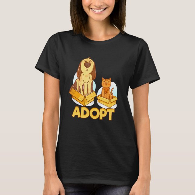 Adopt Pet Sitter T-Shirt (Front)