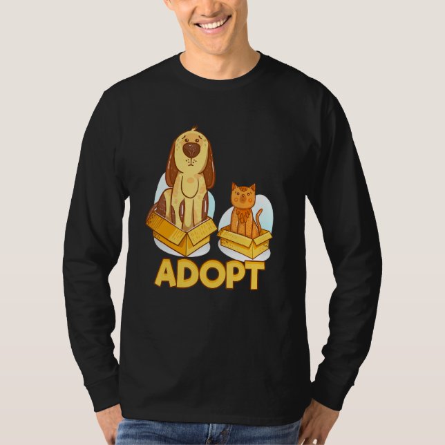 Adopt Pet Sitter T-Shirt (Front)