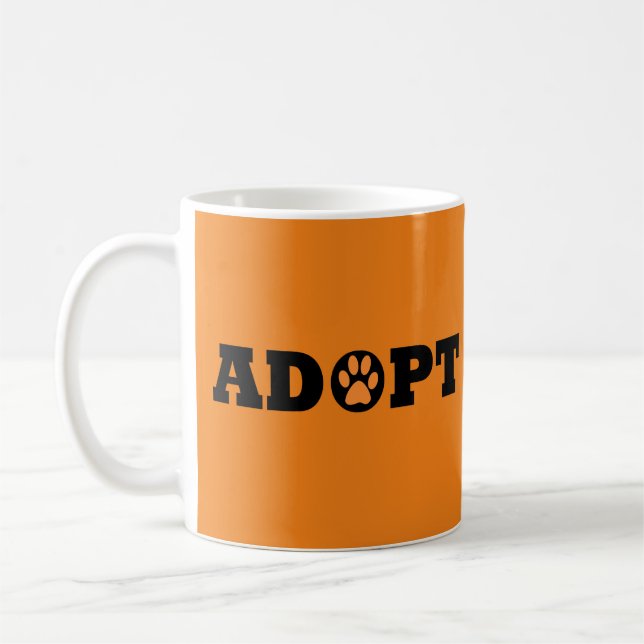 Adopt pets coffee mug (Left)