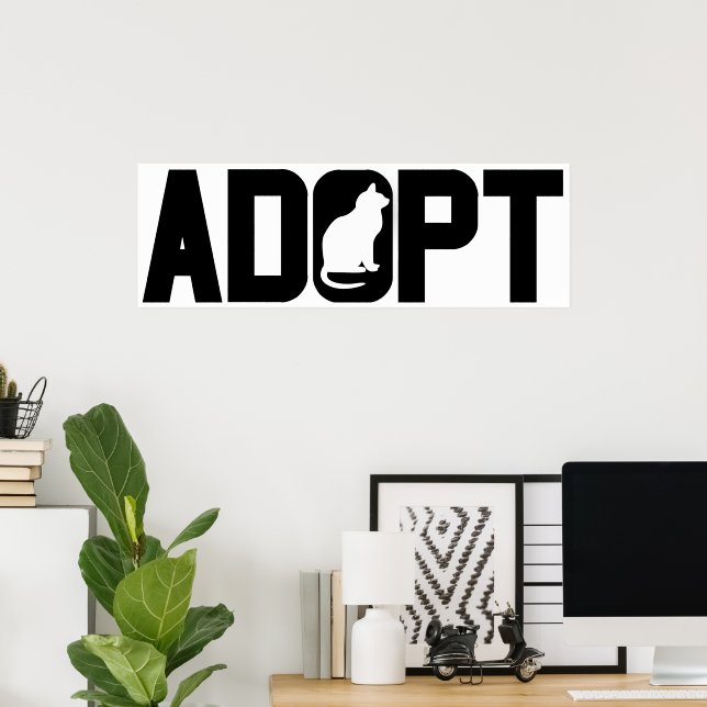 Adopt pets poster (Home Office)