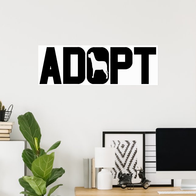 Adopt pets poster (Home Office)