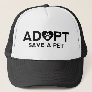Adopt Save A Pet Trucker Hat