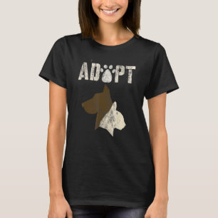 Adopt Vintage Animal Rescue Shelter Cats Dogs Adop T-Shirt