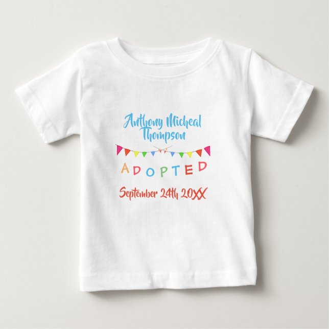Adopted from Foster Care - Custom Name Shirt (Front)