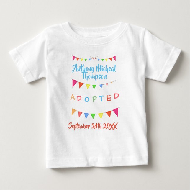 Adopted from Foster Care - Custom Name Shirt (Front)