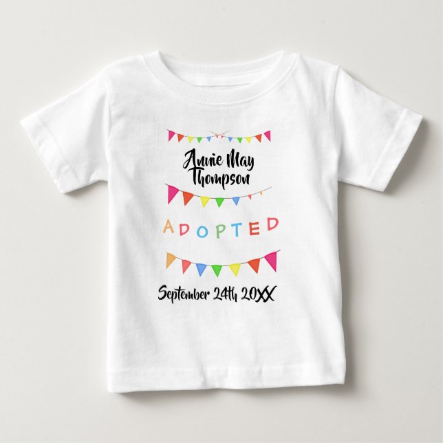 Adopted from Foster Care - Custom Name Shirt (Front)