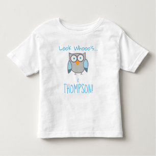 Adopted Owl Last Name - Custom Name Shirt