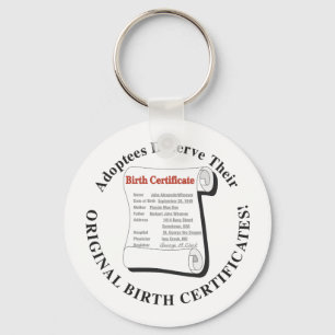 Adoptees Deserve OBCs Key Ring