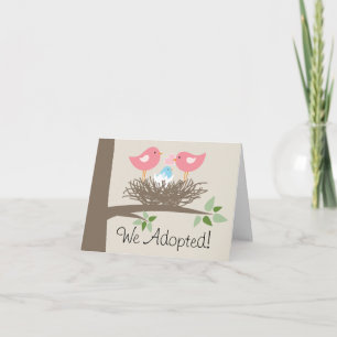 Adoption Announcement for Gay Couple - Bird's Nest
