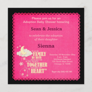 Adoption Baby Shower Girl Invitation