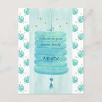 Adoption Card Blue - A Forever Family Lampion