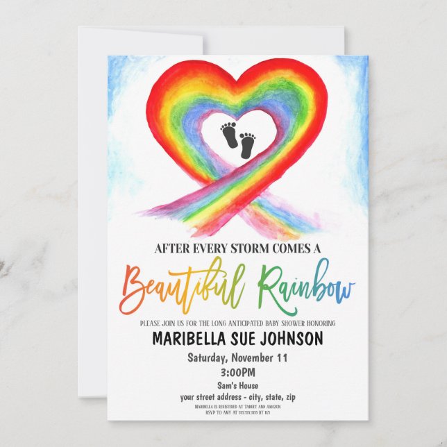 Adoption Celebration Invitation (Front)