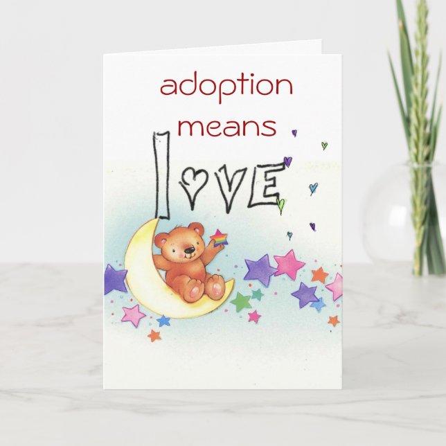 adoption congratulations card (Front)