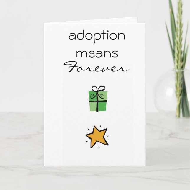 adoption congratulations card (Front)