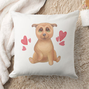 Adoption day cute dog cushion