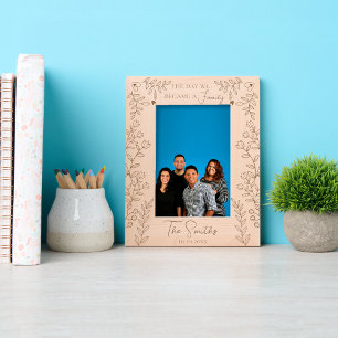 Adoption Day ‘Gotcha Day’ Forever Family Gift Etched Frames