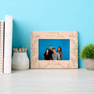 Adoption Day ‘Gotcha Day’ Forever Family Gift Etched Frames
