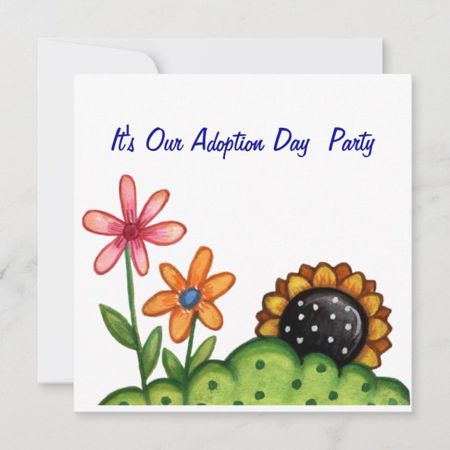 adoption day party invitation (Front)