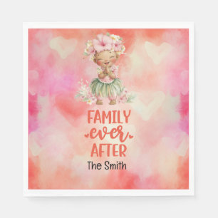 Adoption Foster Child family Hawaiian Napkin