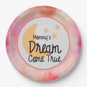 Adoption Foster Child family welcome party Dream Paper Plate