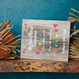 Adoption From Foster Care Announcment gotcha day Plaque