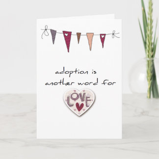 adoption greeting card