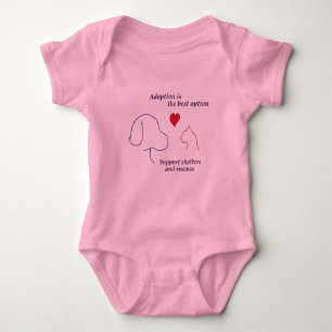 Adoption is the Best Option Baby Bodysuit