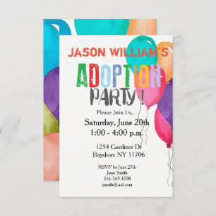 Adoption Party Collection Invitation