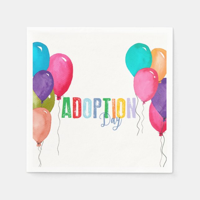 Adoption Party Collection Napkin (Front)