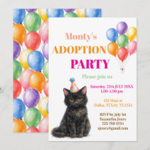 Adoption Party Gotcha day Calico Cat Pet