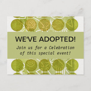 ADOPTION party invitations