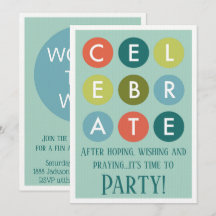 Adoption Party Modern Circles Announcement