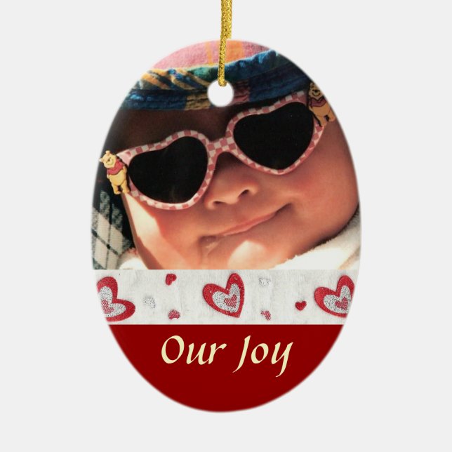 Adoption Photo Keepsake Ornament (Front)