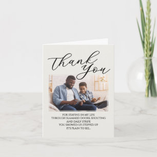 Adoption Proposal Custom Photo Thank You Card