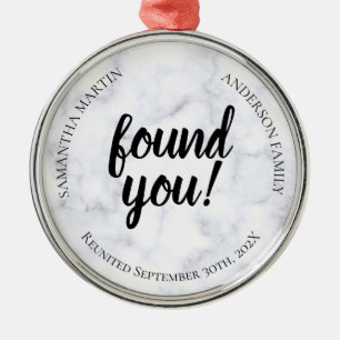 Adoption Reunion Ceramic Ornament