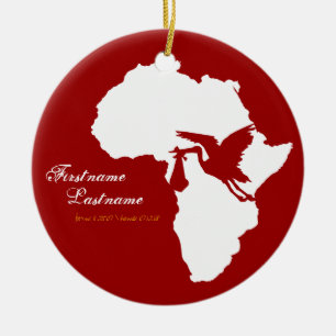 Adoption Stork Africa Ornament
