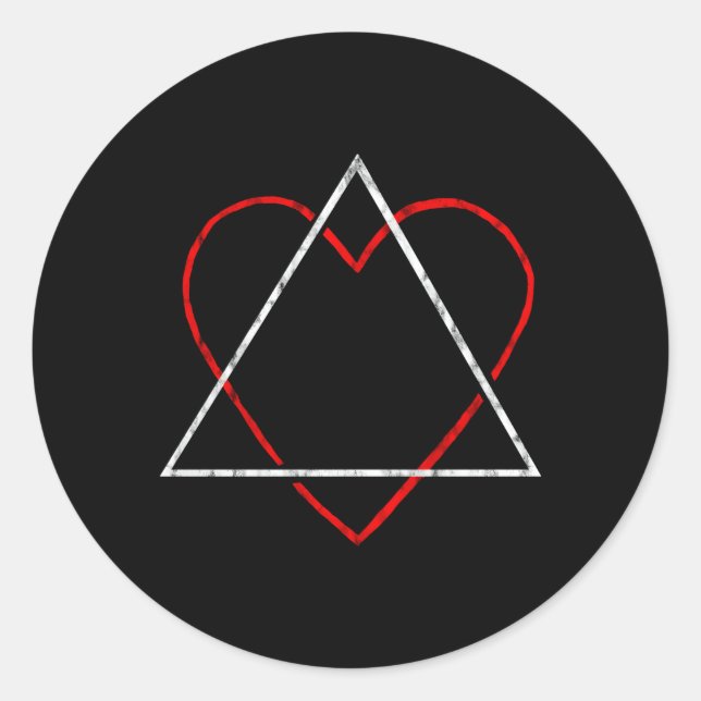 Adoption Symbol Adopting Parents Foster Adoptive F Classic Round Sticker (Front)