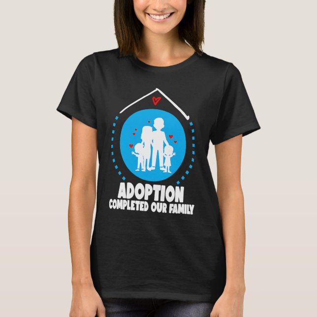 Adoption Symbol idea for Adopting Children Family T-Shirt (Front)
