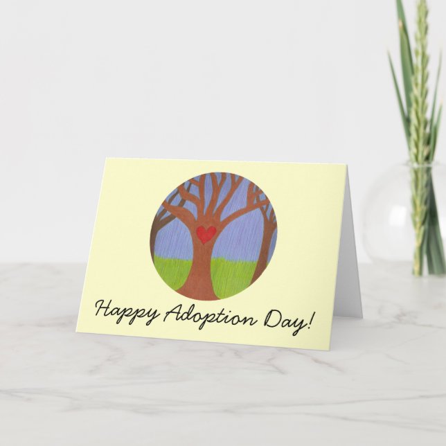 Adoption Tree Happy Adoption Day! Card (Front)