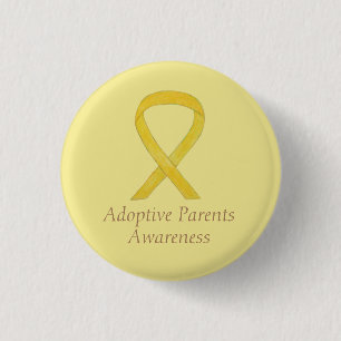 Adoptive Parents Awareness Ribbon Custom Pin