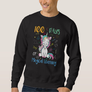 Adorable 100 Days of Magical Learning School Unico Sweatshirt