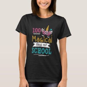 Adorable 100 Days of Magical Learning School Unico T-Shirt