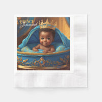Adorable African Prince Royal Baby Shower/Birthday