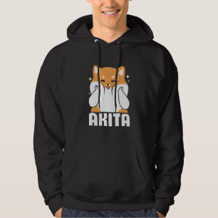 Adorable Akita Dog Decor Dog House Present Hoodie