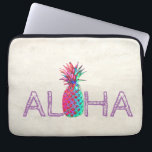 Adorable Aloha Hawaiian Pineapple Laptop Sleeve<br><div class="desc">Adorable aloha hawaiian pineapple.</div>