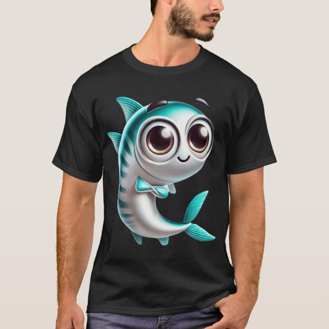 Adorable Anchovy Fish T-Shirt (Front)