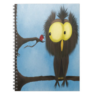Adorable And Colourful Owl Oliver Notebook