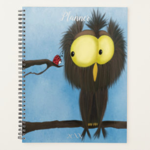 Adorable And Colourful Owl Oliver Planner