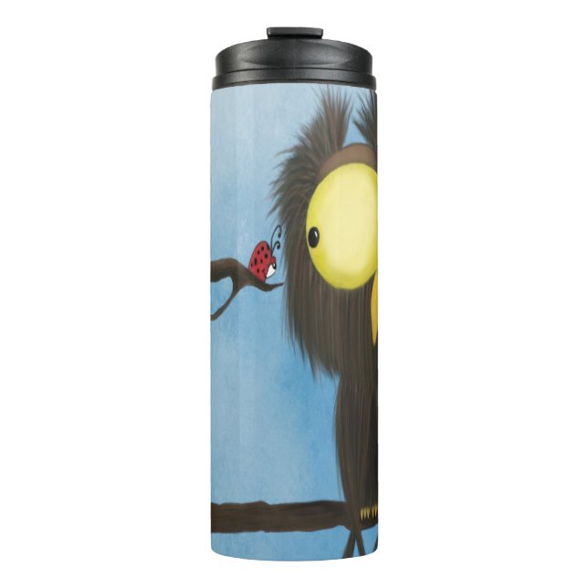 Adorable And Colourful Owl Oliver Thermal Tumbler (Front)
