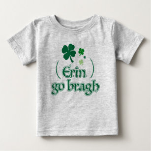 Adorable and Festive Erin go bragh Baby T-Shirt